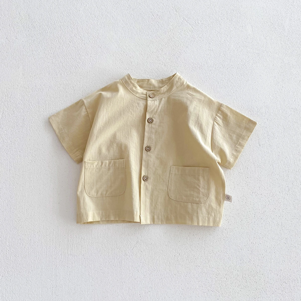 Summer Kids Boys Girls Suit Cotton Checkered Baby Short Shirt with Shorts Two Piece Set Kids Clothes 1-3 Years Old Baby Suit