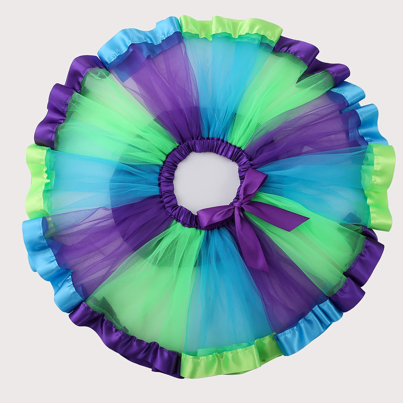 Mini skirt Party With Hairpin 2024 Tutu Skirt Baby Girl Skirts Princess Rainbow Tulle Skirts Girls Clothes Children Clothing