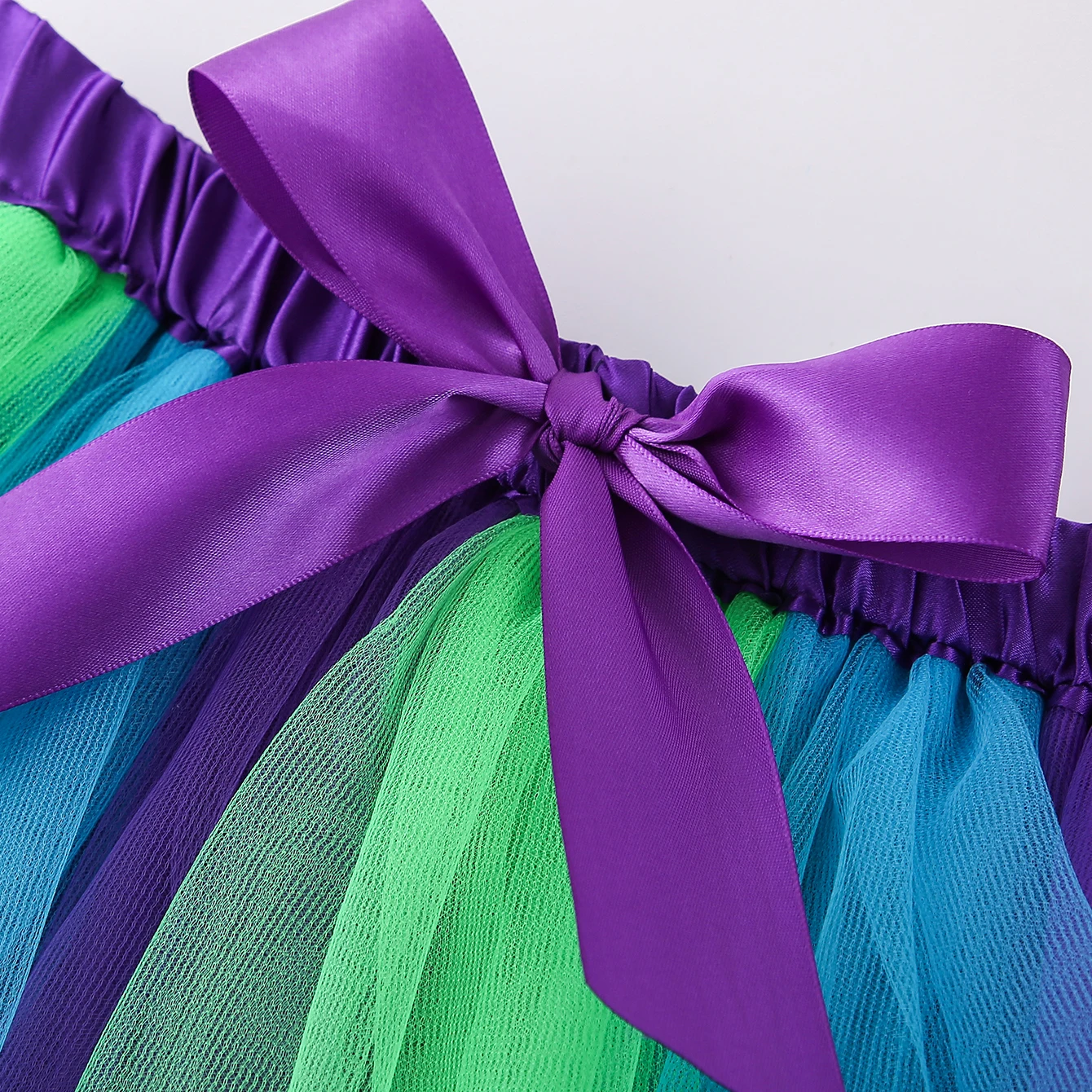 Mini skirt Party With Hairpin 2024 Tutu Skirt Baby Girl Skirts Princess Rainbow Tulle Skirts Girls Clothes Children Clothing