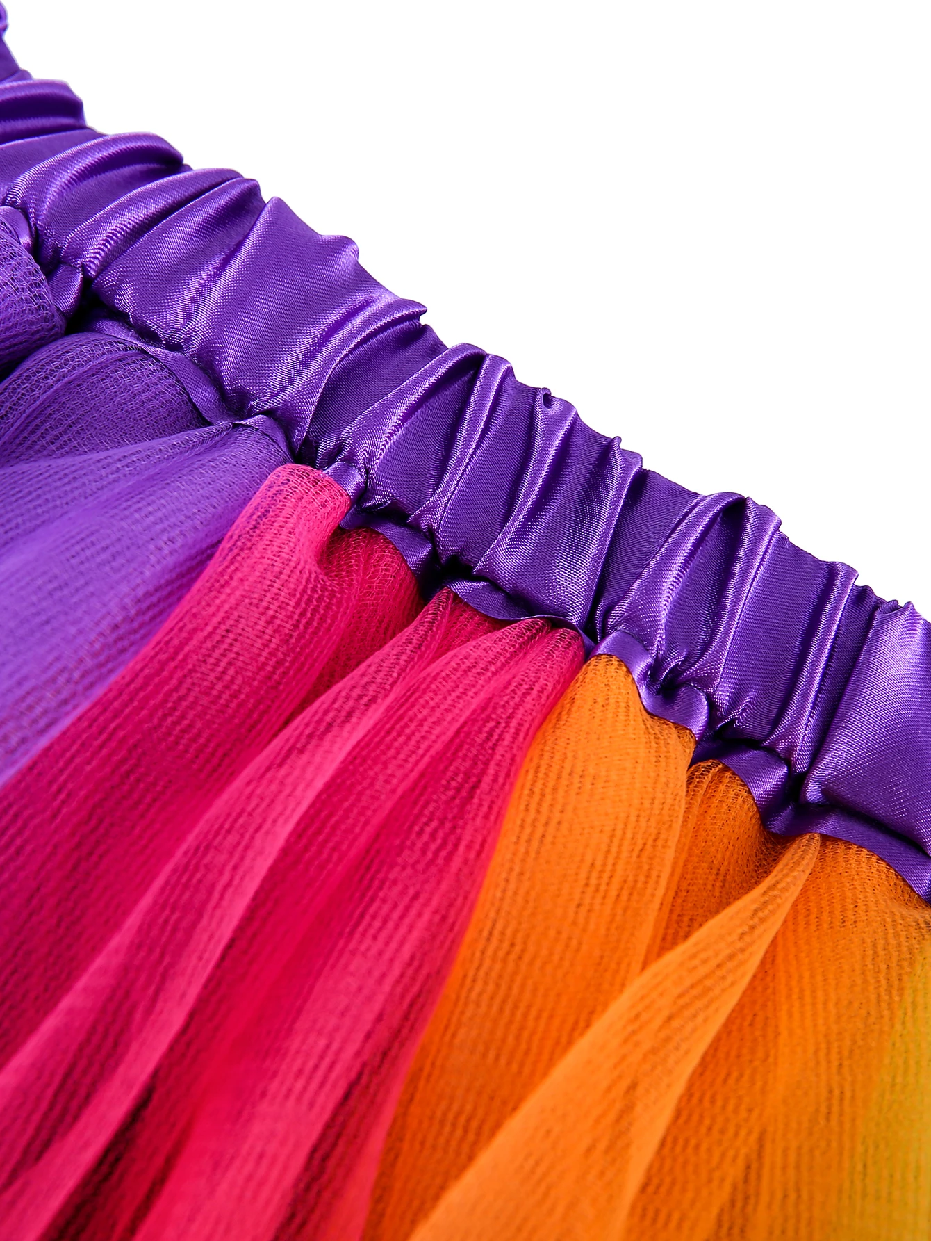 Mini skirt Party With Hairpin 2024 Tutu Skirt Baby Girl Skirts Princess Rainbow Tulle Skirts Girls Clothes Children Clothing