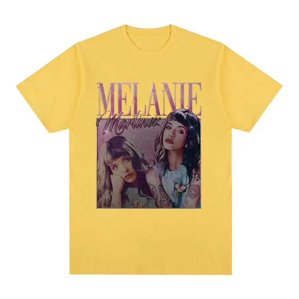 Singer Melanie Martinez Graphic Print T-shirt Men Woman Harajuku Vintage Oversized T Shirts Cotton Casual Short Sleeve T-shirts