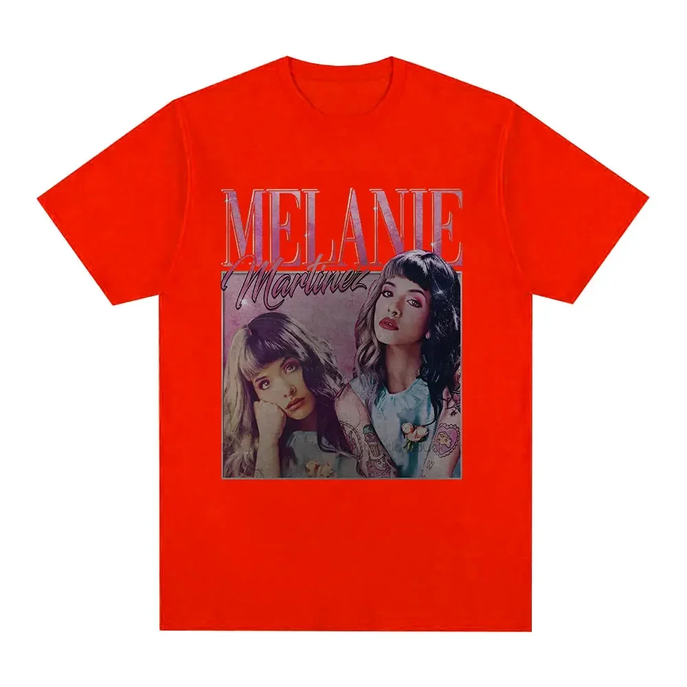 Singer Melanie Martinez Graphic Print T-shirt Men Woman Harajuku Vintage Oversized T Shirts Cotton Casual Short Sleeve T-shirts