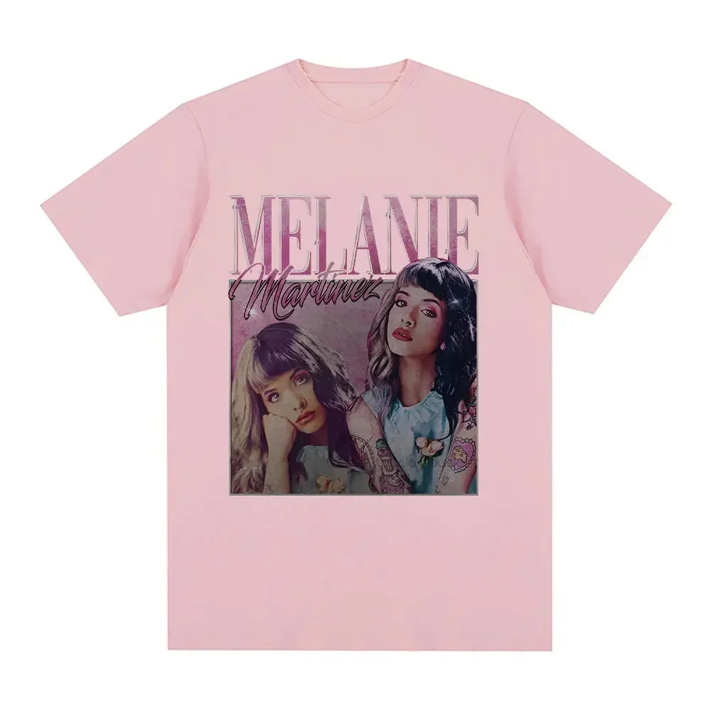 Singer Melanie Martinez Graphic Print T-shirt Men Woman Harajuku Vintage Oversized T Shirts Cotton Casual Short Sleeve T-shirts