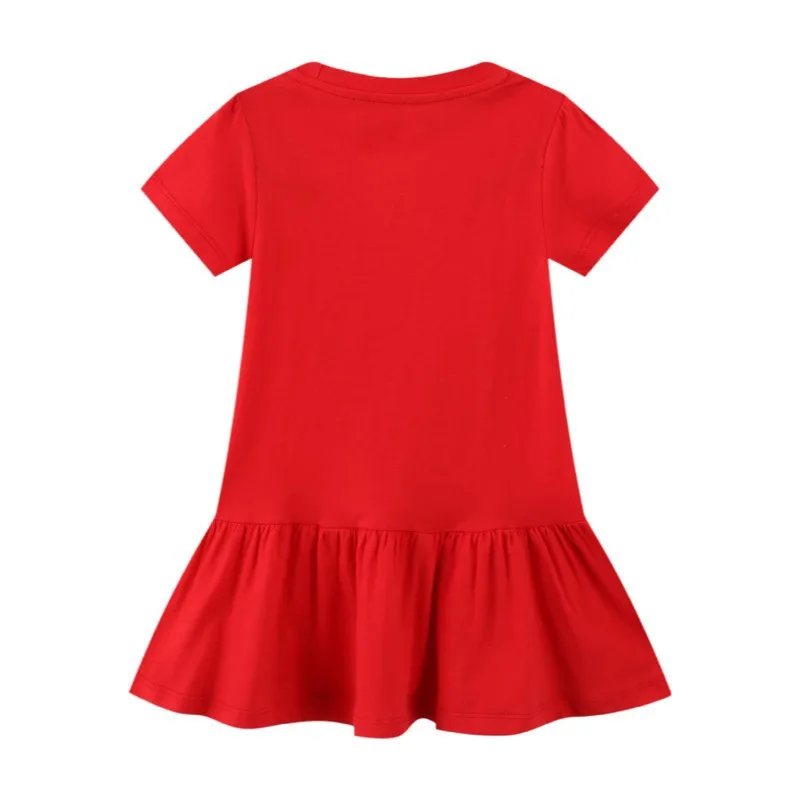 Jumping Meters 2-7T New Arrival Summer Girls Dresses Bag Print Hot Selling Baby Summer Frocks Clothes Frocks Party Birthday