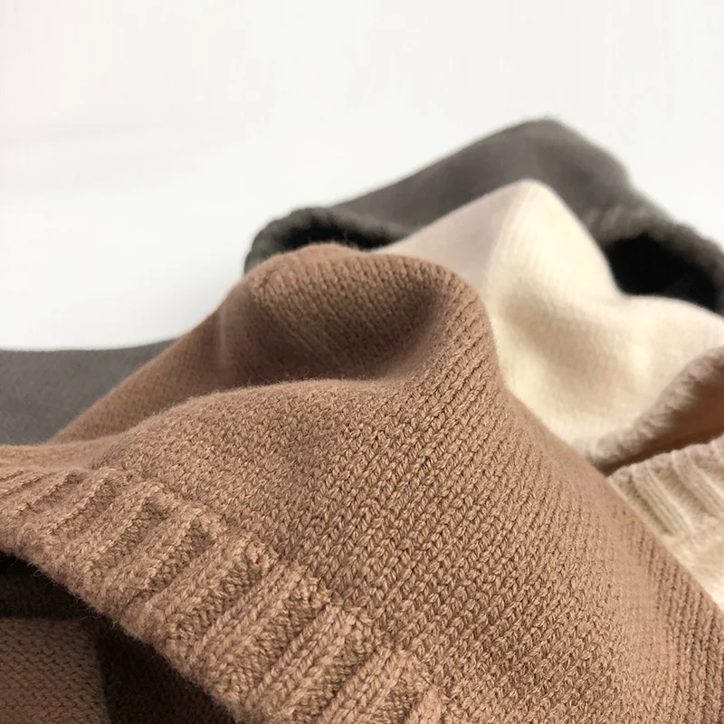 Korean Edition Boys and Girls Clothing Baby Sweater Toddler Knitted Sweater Newborn Knitted Long Sleeve Cotton Baby Pullover