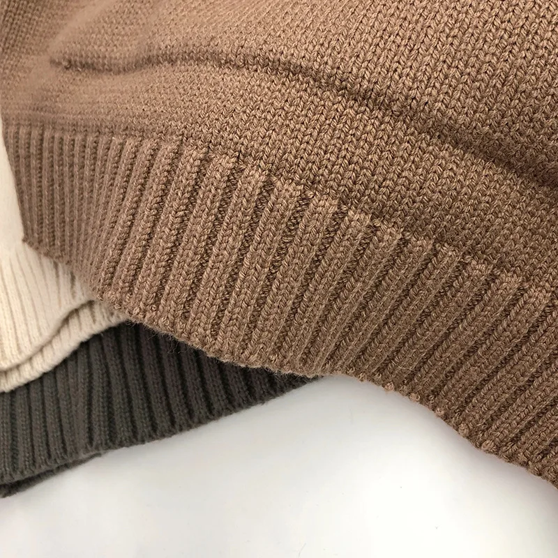 Korean Edition Boys and Girls Clothing Baby Sweater Toddler Knitted Sweater Newborn Knitted Long Sleeve Cotton Baby Pullover