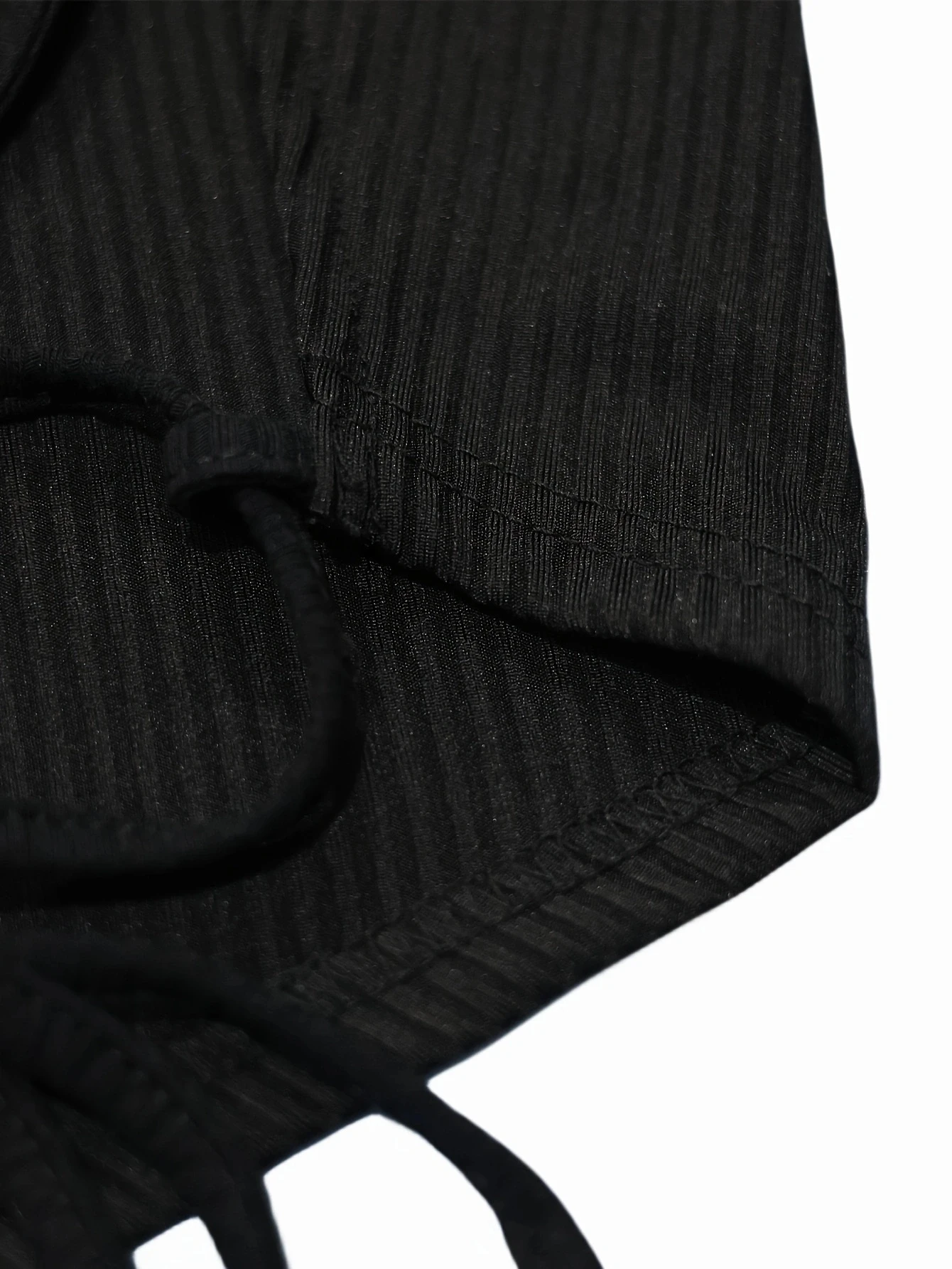 Elegant Cotton Knit Slingback Top with Crisscross Back Tie - Chic, Comfy t& Season Versatile