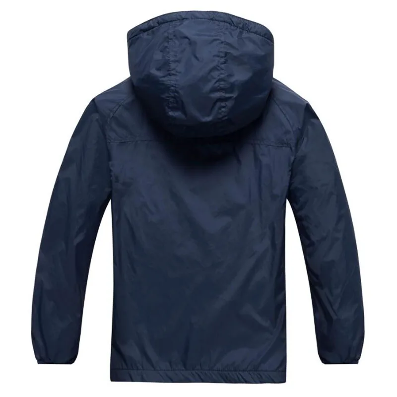 Boys Polar Fleece Jacket Sport Kids Coat Double-deck Hoodie Waterproof Windbreakers Kids Jackets 3-12Y Spring Autumn Winter
