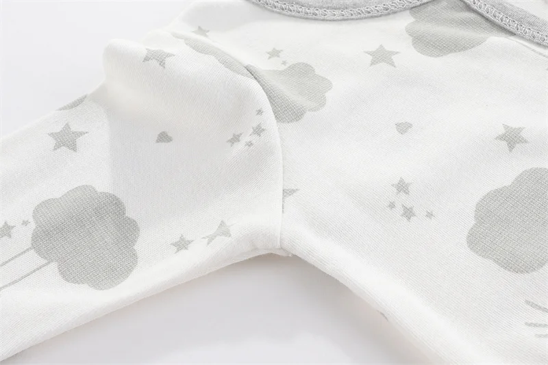 Spring Long Sleeve Baby Onesies 2024 Baby Clothes Summer Leg-Wrapping Onesies Soft Boys Romper Cartoon Newborn Bodysuit 0-9Month