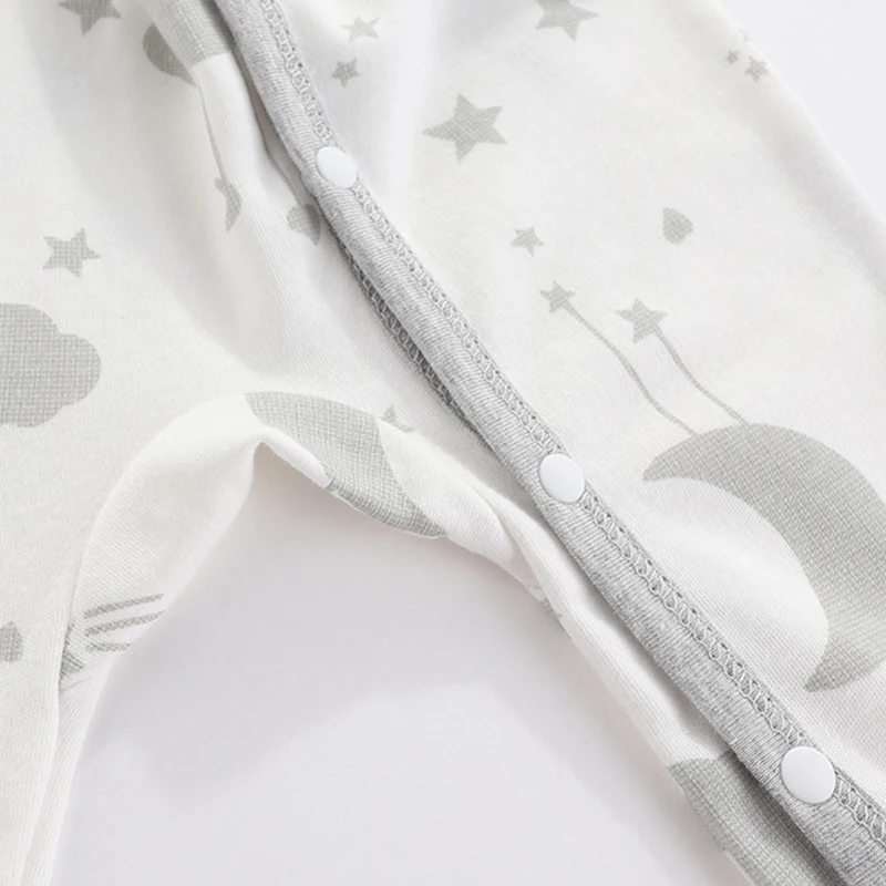 Spring Long Sleeve Baby Onesies 2024 Baby Clothes Summer Leg-Wrapping Onesies Soft Boys Romper Cartoon Newborn Bodysuit 0-9Month