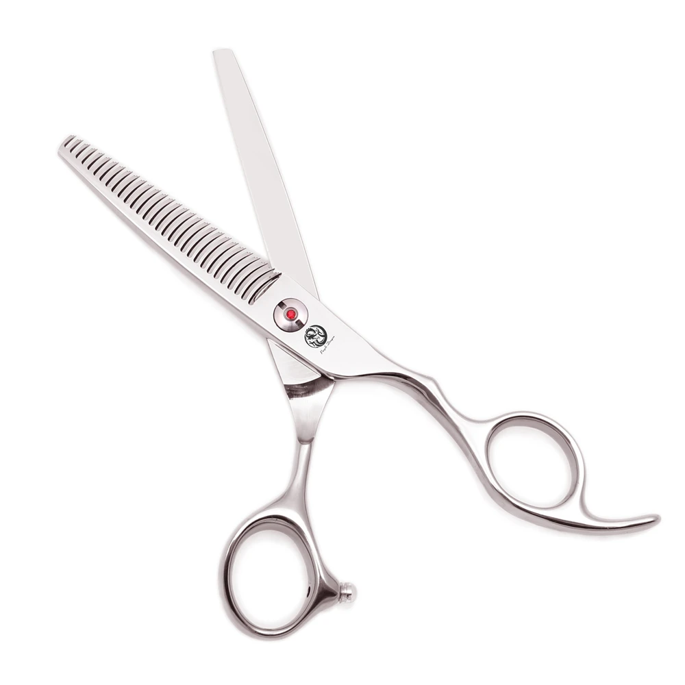 Professional Hair Scissors Japan 440C Purple Dragon 6" Hair Cutting Scissors Barber Thinning Scissors Haircut Set Razor Z2003