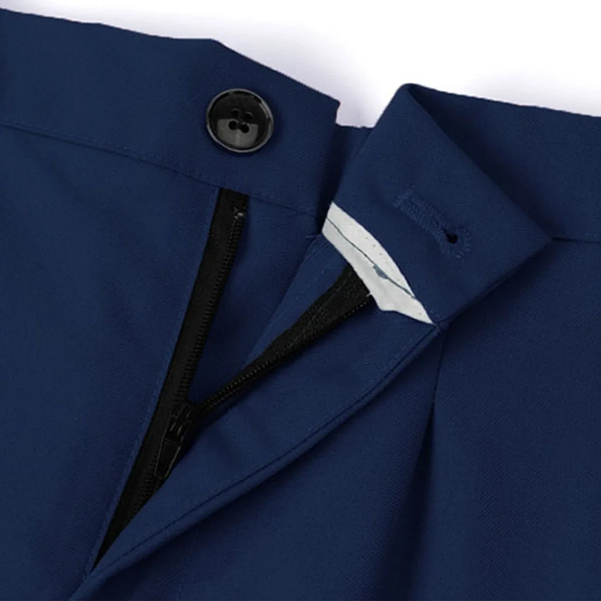 Kids Pants Boys Black School Uniforms Teenagers Formal Adjustable Waist Trousers Children Navy Blue Grey Birthday Gift Clothes