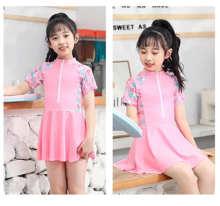 Children's Swimming Costume Girls Split Summer Girls Swimming Costume Cute Princess Small Middle And Large Children Swimwear