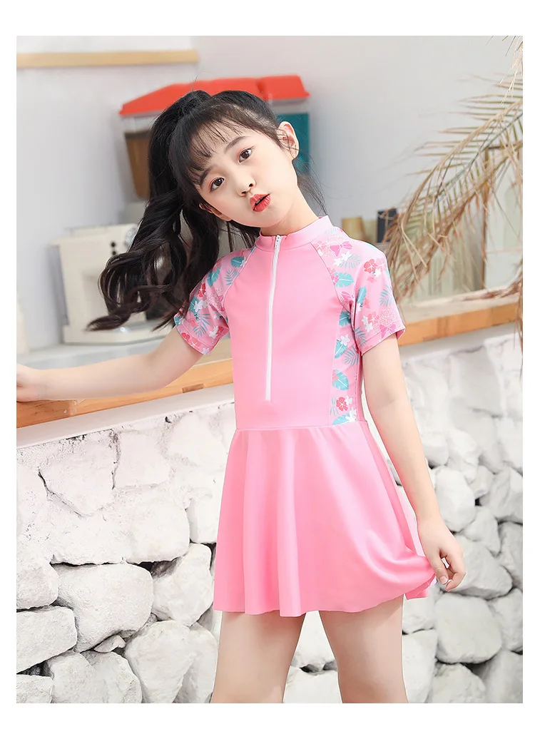 Children's Swimming Costume Girls Split Summer Girls Swimming Costume Cute Princess Small Middle And Large Children Swimwear