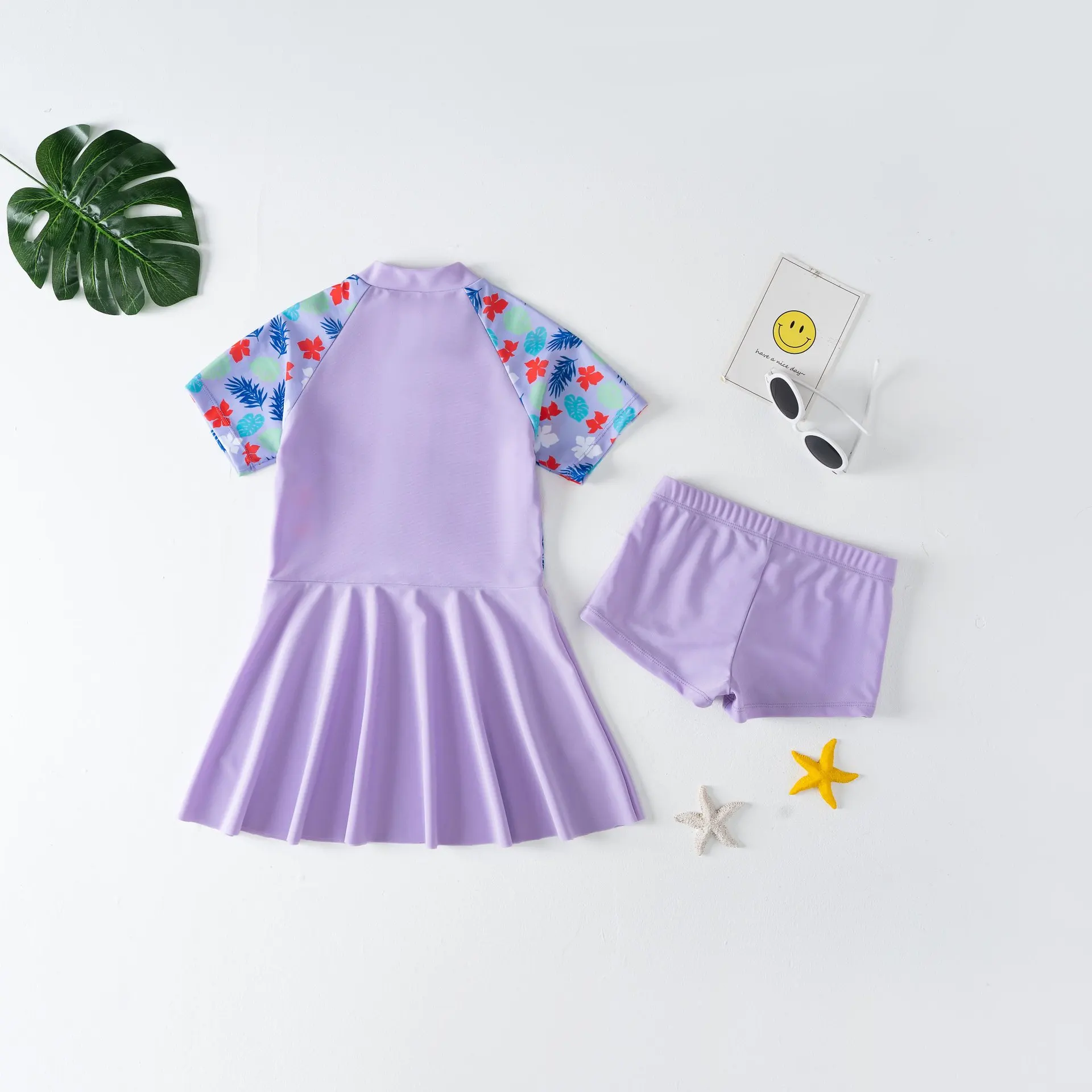 Children's Swimming Costume Girls Split Summer Girls Swimming Costume Cute Princess Small Middle And Large Children Swimwear