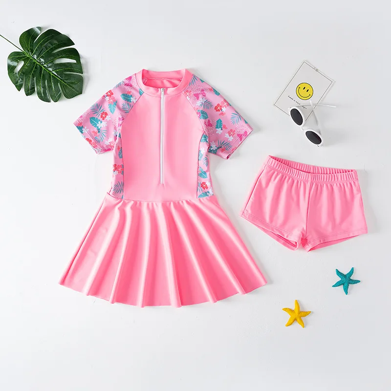 Children's Swimming Costume Girls Split Summer Girls Swimming Costume Cute Princess Small Middle And Large Children Swimwear