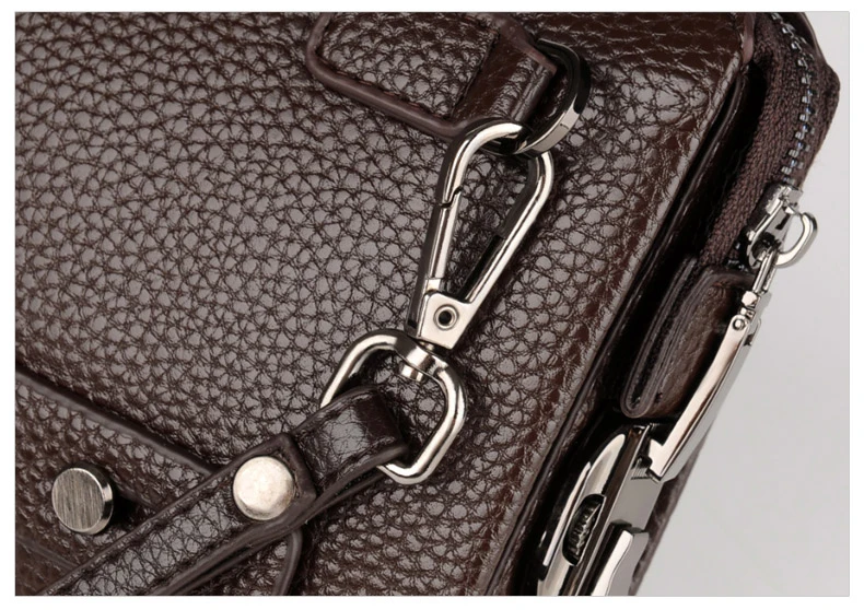 Luxury Brand Men's Wallet Leather Long Wallet PU Leather Wallet Men Double Zipper Coin Pocket Purse Business Clutch Phone Bag