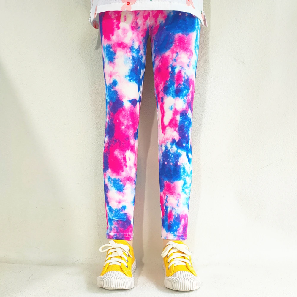 Children's Clothing Children's Bottom Pants Spring and Autumn Girl Printed Cartoon Slim Fit Pants Summer Pants