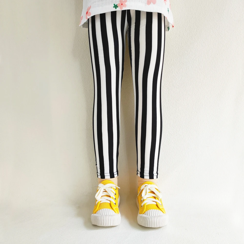 Children's Clothing Children's Bottom Pants Spring and Autumn Girl Printed Cartoon Slim Fit Pants Summer Pants
