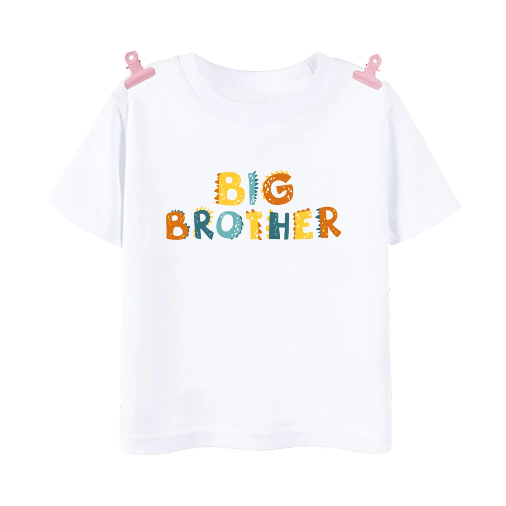 Big Brother/Little Brother Matching Sibling Kids T-shirt and Baby Grow Baby Shower Gifts Baby Coming Home Outfits Sibling Cloth