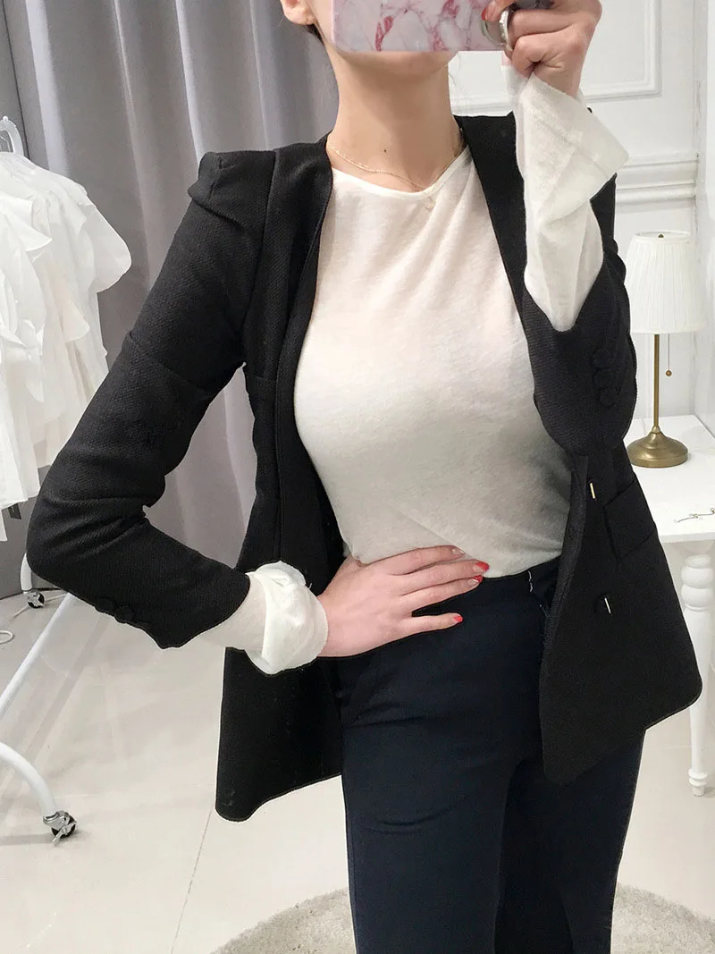 Sexy Shirt Women T-Shirt Long Sleeve Korean Style Slim Basic Elasticity Tshirt Top Womens Clothing T Shirt Femme