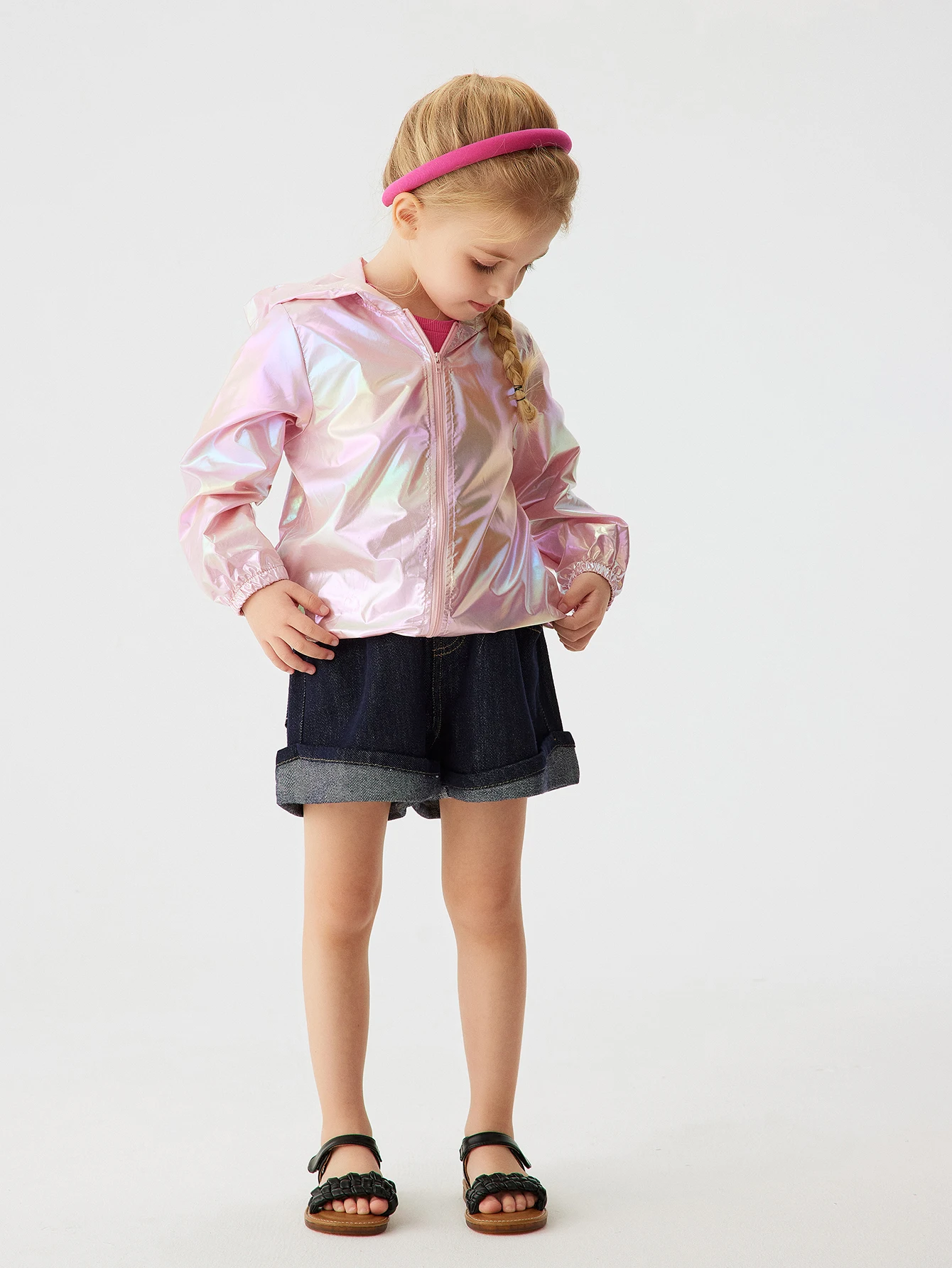 Thin Girls Fashion Symphony Going Out thin hooded jacket