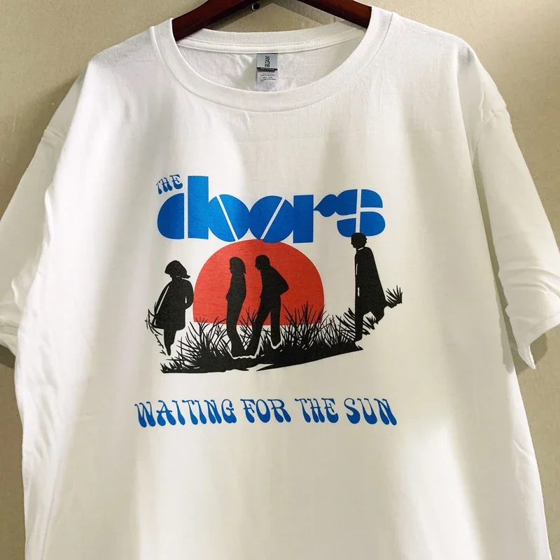 323Doors Sun Print Graphic Tee Short Sleeve Women Kawaii Top Casual Y2k Vintage Aesthetic Streetwear Female Clothes