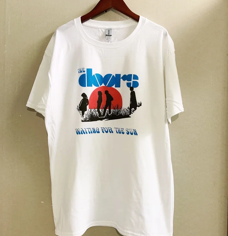 323Doors Sun Print Graphic Tee Short Sleeve Women Kawaii Top Casual Y2k Vintage Aesthetic Streetwear Female Clothes