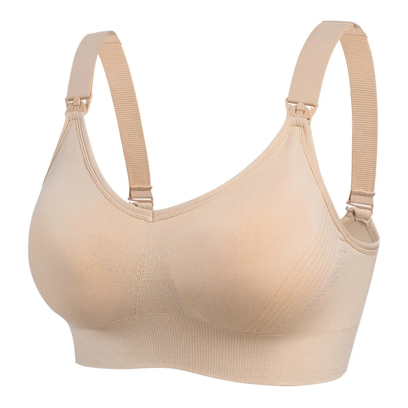 1pcs Maternity Nursing Bras Pregnant Women Skinny Breastfeeding Clothing Underwear Female Breathable Push Up Bra