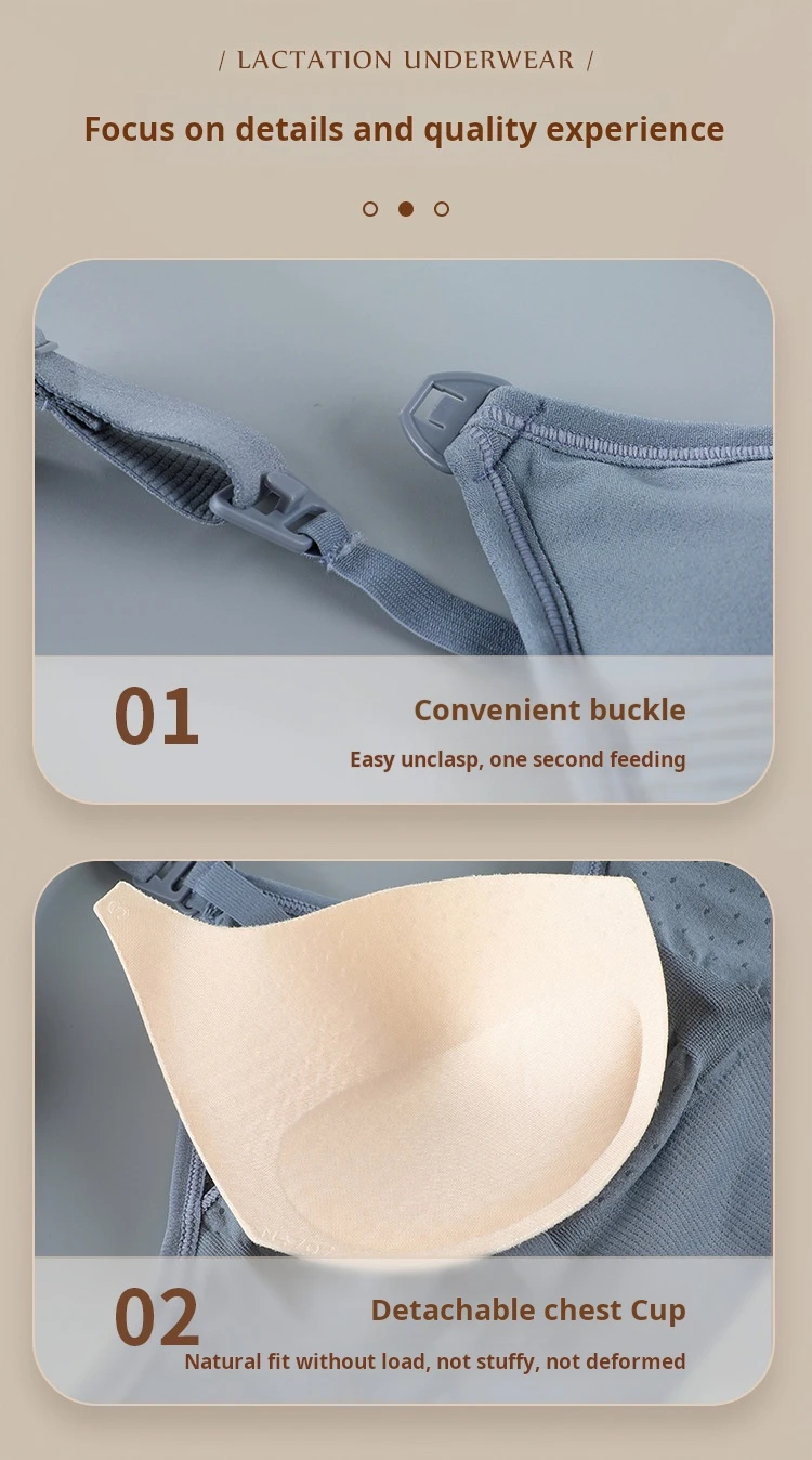 1pcs Maternity Nursing Bras Pregnant Women Skinny Breastfeeding Clothing Underwear Female Breathable Push Up Bra