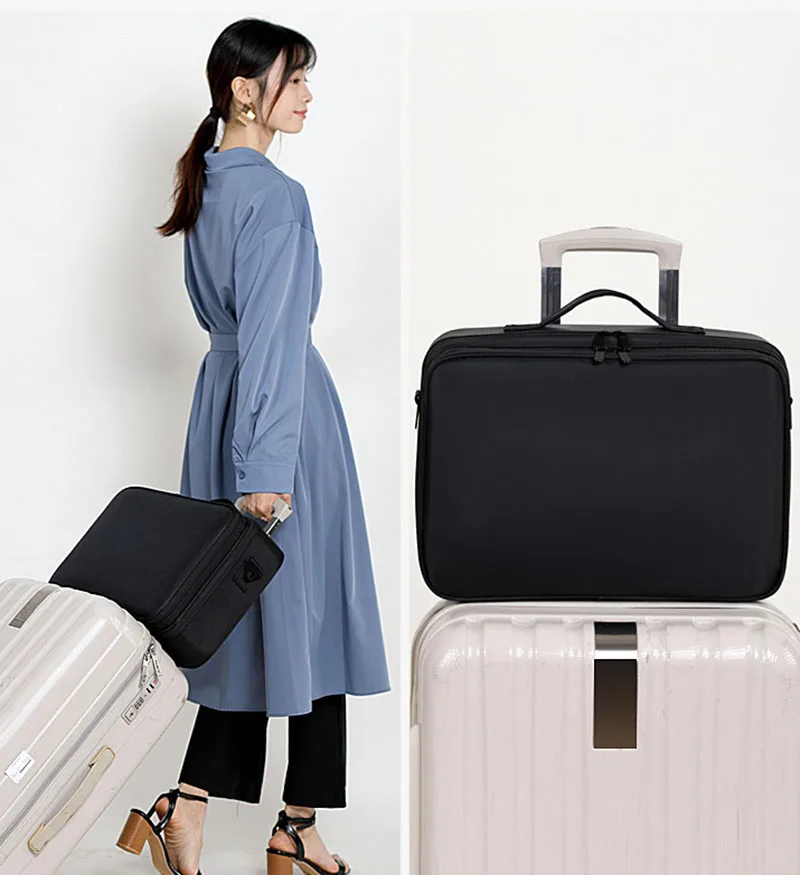 New Oxford Makeup Bag For Women Professional Large Capacity Travel Cosmetic Case Waterproof Manicure Makeup Toolbox