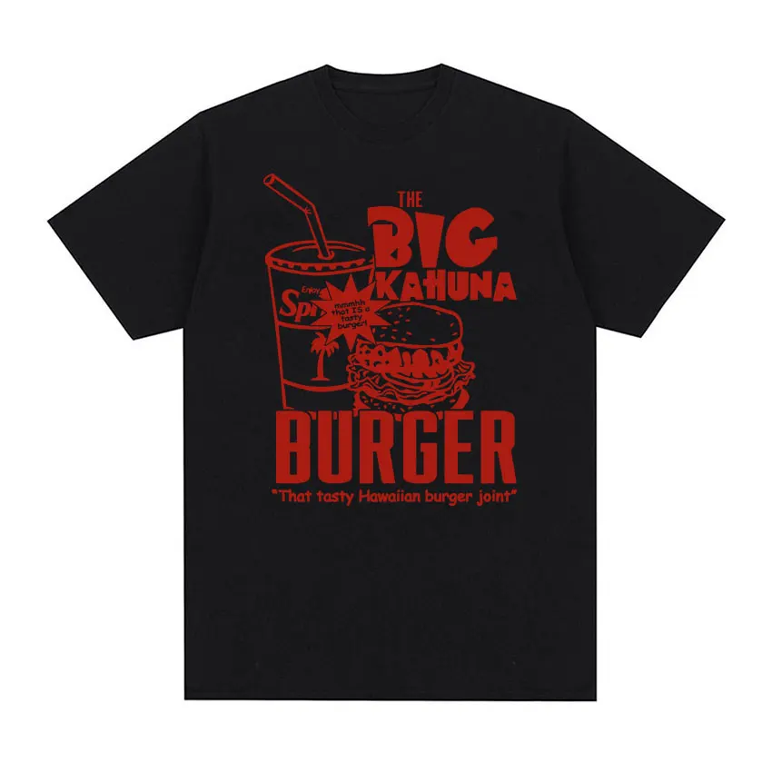 Pulp Fiction 2 Directed By Quentin Tarantino T Shirt The Big Kahuna Burger Print T-shirt Men Women Retro Casual Oversized Tshirt