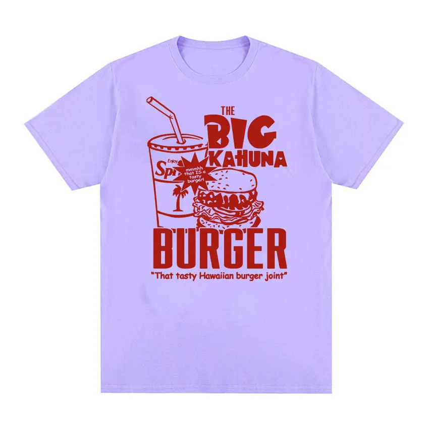 Pulp Fiction 2 Directed By Quentin Tarantino T Shirt The Big Kahuna Burger Print T-shirt Men Women Retro Casual Oversized Tshirt