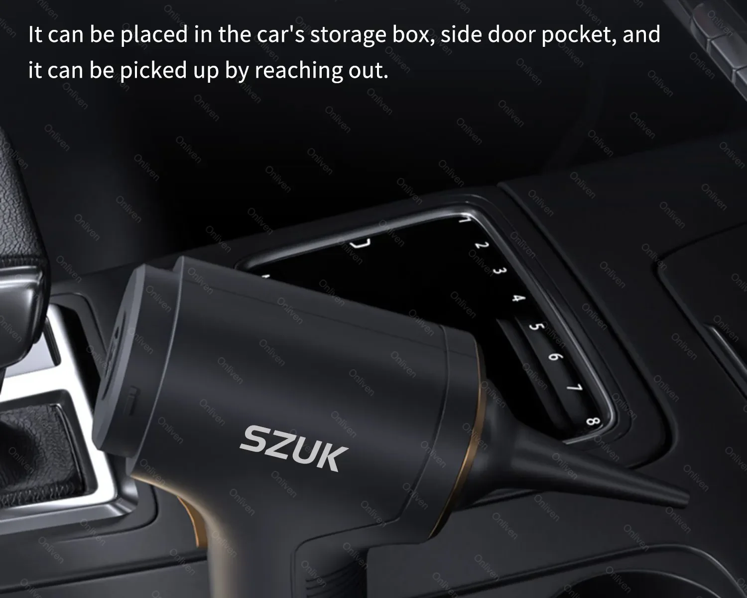 SZUK 98000PA Car Vacuum Cleaner Wireless Mini Powerful Cleaning Machine Handheld for Car Portable Blow Computer Home Appliance