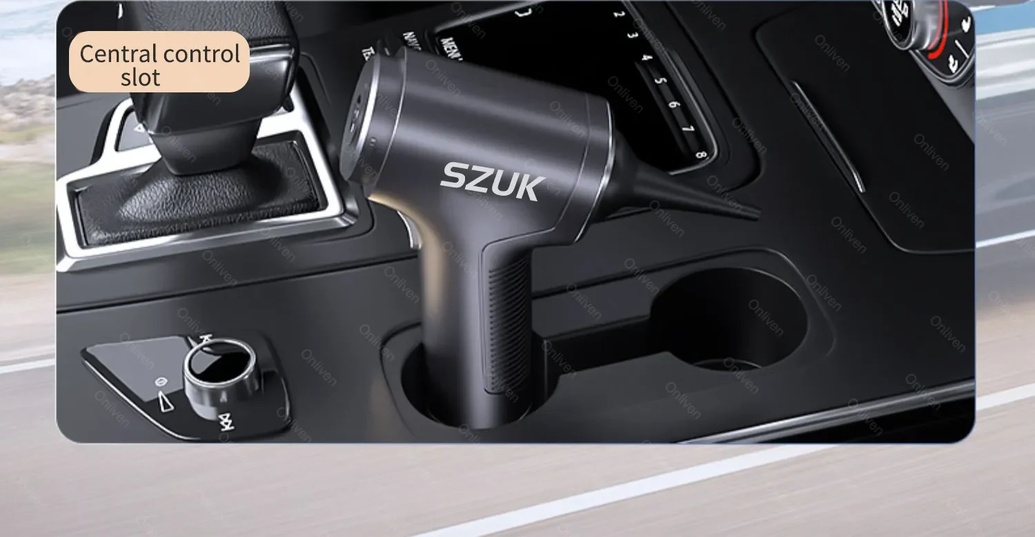 SZUK 98000PA Car Vacuum Cleaner Wireless Mini Powerful Cleaning Machine Handheld for Car Portable Blow Computer Home Appliance