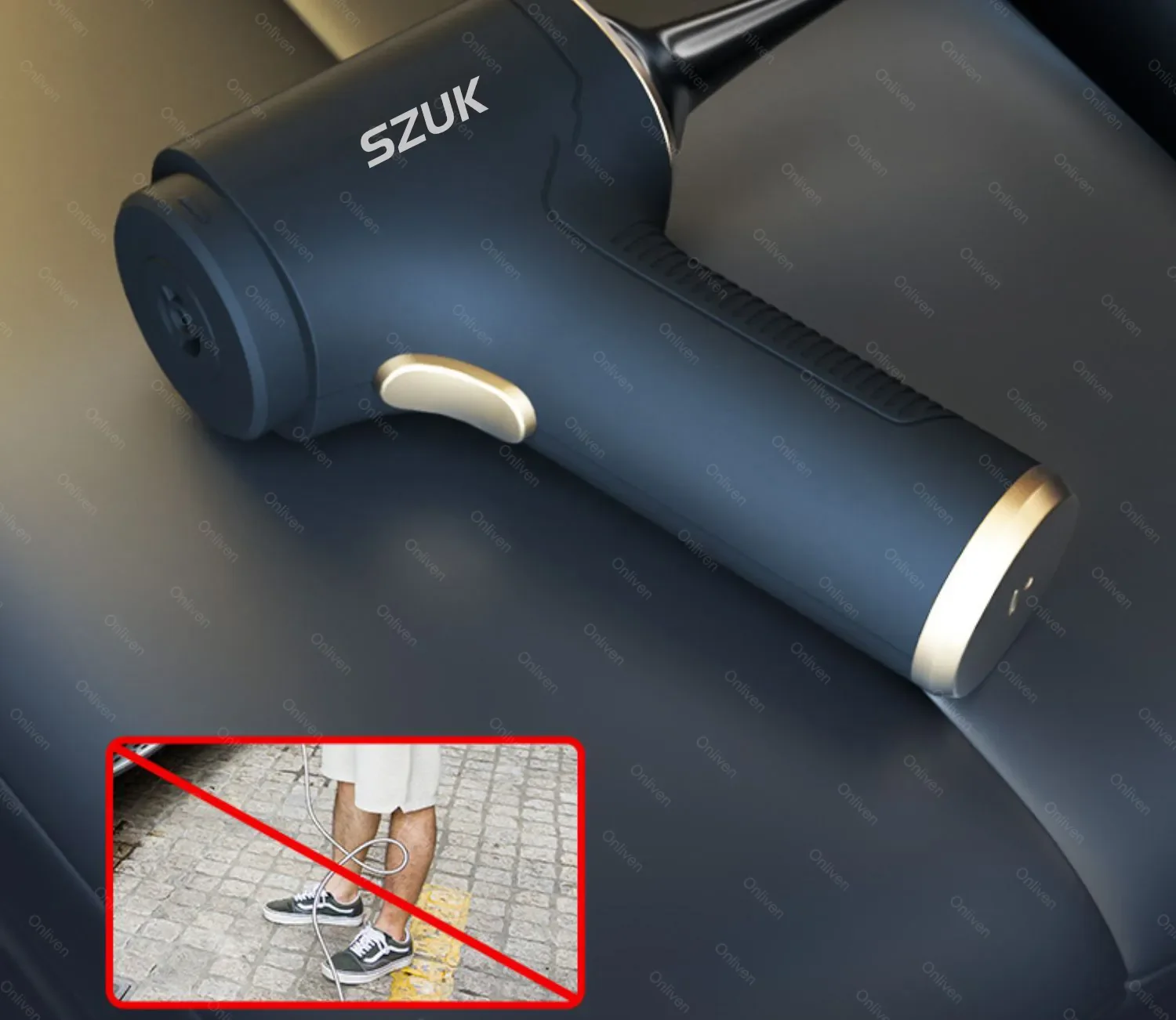 SZUK 98000PA Car Vacuum Cleaner Wireless Mini Powerful Cleaning Machine Handheld for Car Portable Blow Computer Home Appliance