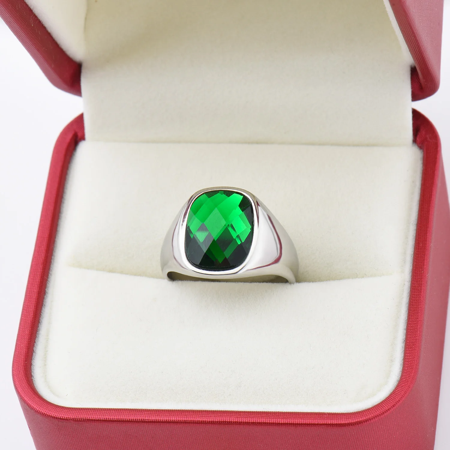 R3327 1pc Man/Women Gemstone Style Wedding Titanium steel ring,Fashion Men's 316LStainless steel lightweight and compact Rings