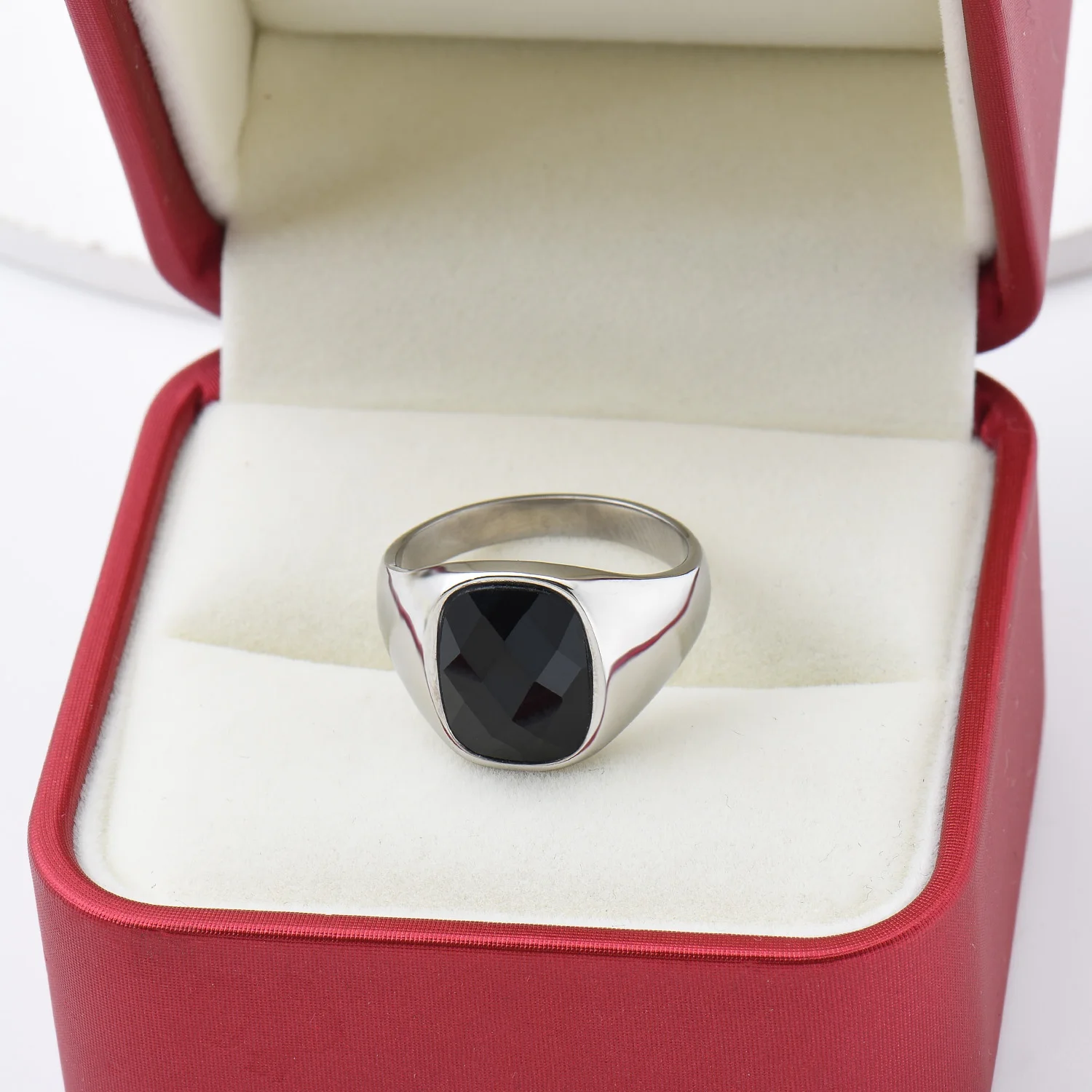 R3327 1pc Man/Women Gemstone Style Wedding Titanium steel ring,Fashion Men's 316LStainless steel lightweight and compact Rings