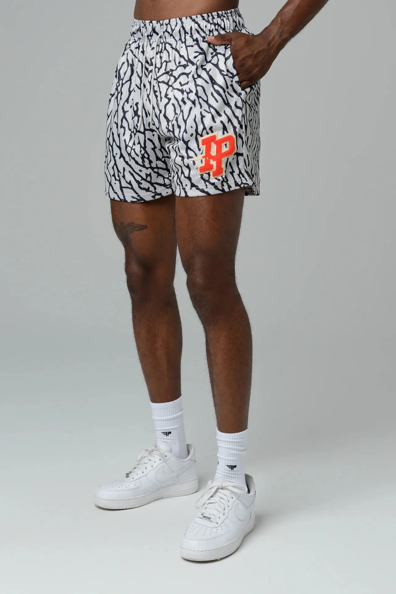 NEW American Casual Shorts Men's Fitness Sports Basketball Running Quick Dry Summer Mesh Breathable Training Quarter Pants