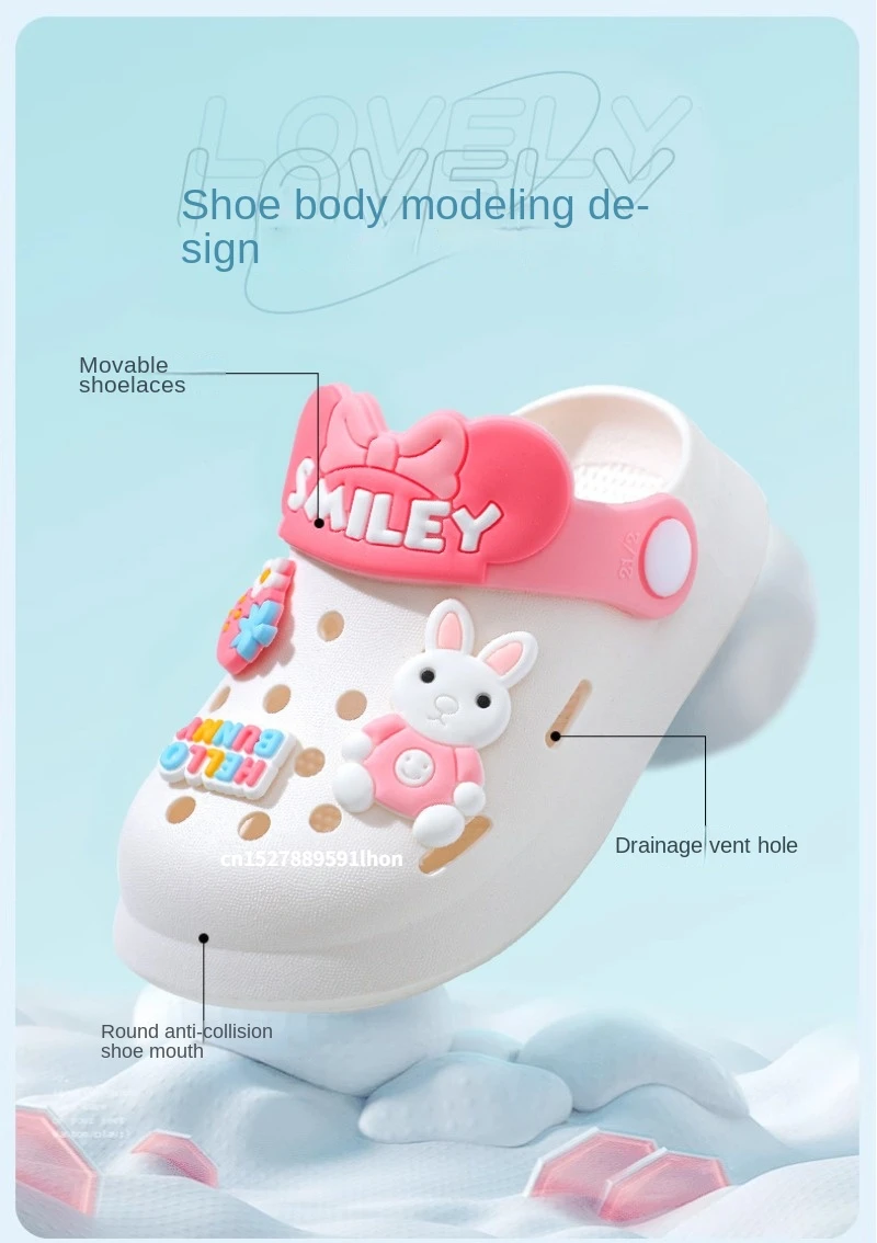 Slippers Baby Shoe Sandals Mules Breathable Boys Girls Sandals with Soft Sole for Indoor Outdoor Activities and Anti-Slip Design
