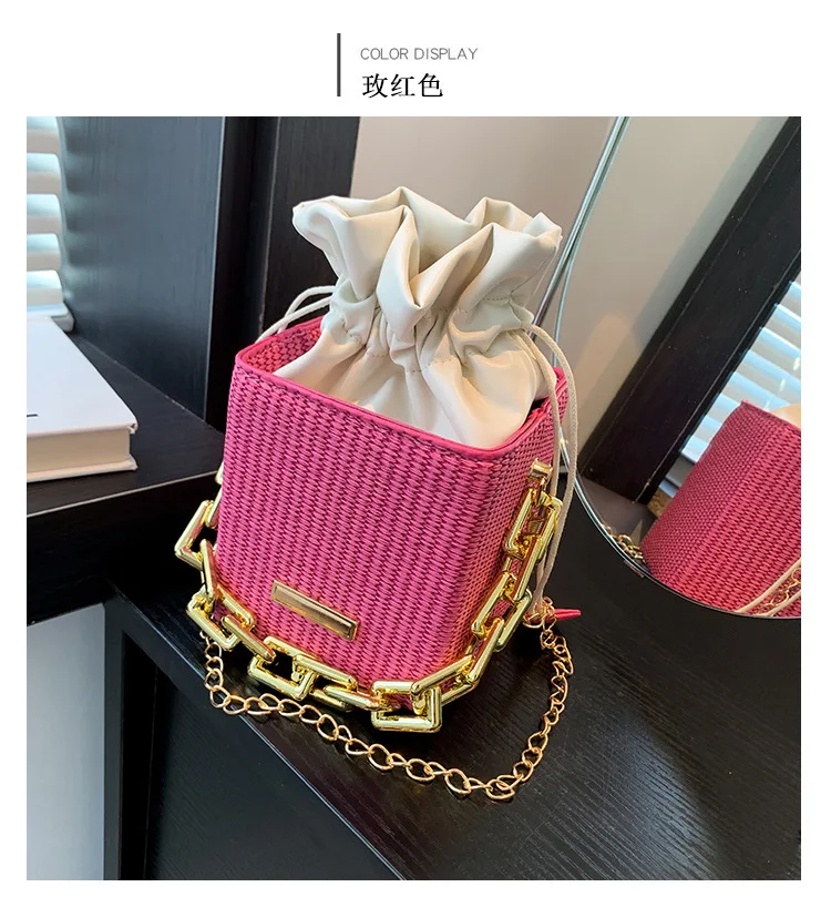 New Fashion Chain Handbag Single Shoulder Crossbody Small Square Bag Women's Bag