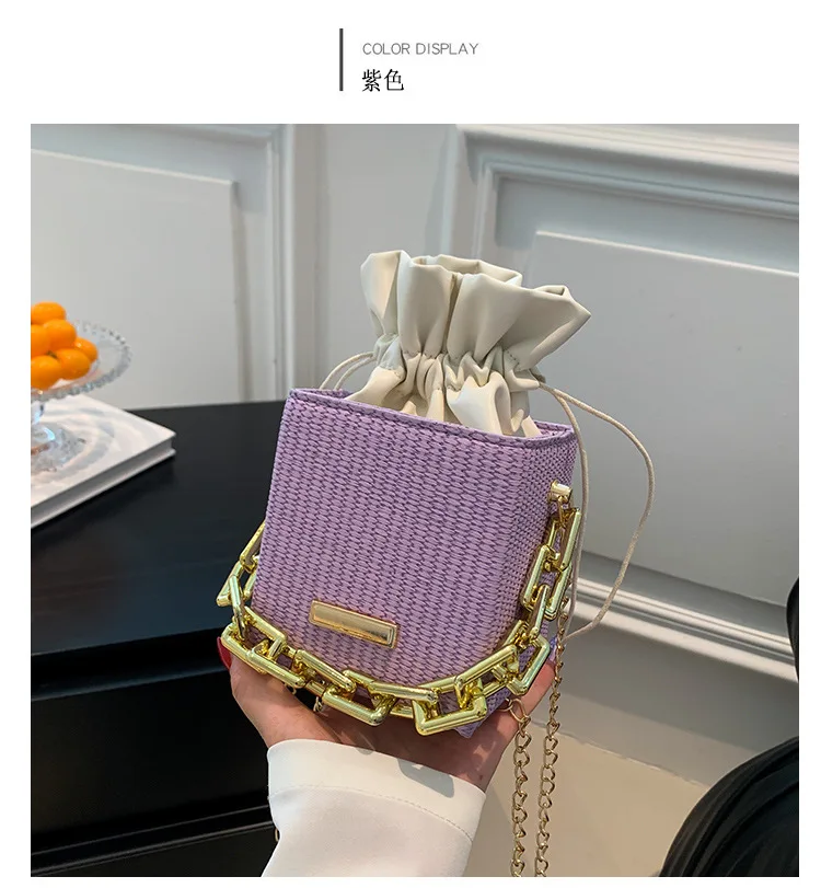 New Fashion Chain Handbag Single Shoulder Crossbody Small Square Bag Women's Bag