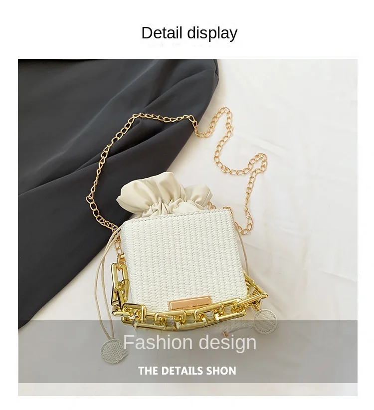 New Fashion Chain Handbag Single Shoulder Crossbody Small Square Bag Women's Bag