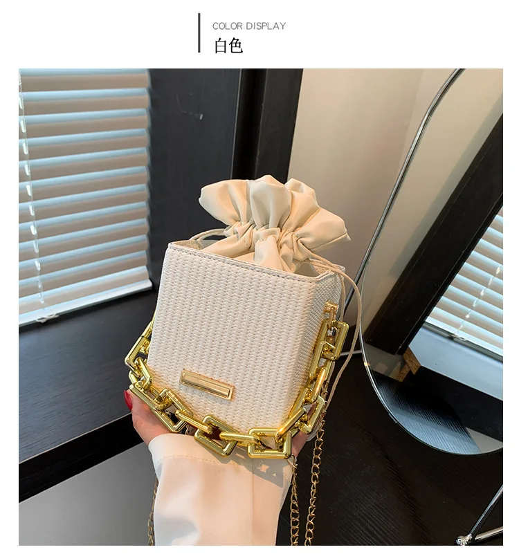 New Fashion Chain Handbag Single Shoulder Crossbody Small Square Bag Women's Bag