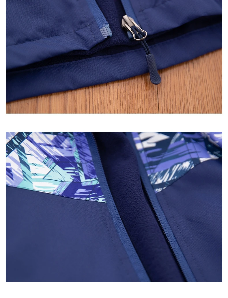Dubbped Spring Autumn Jacket Boys Girls Waterproof Windbreaker Raincoat Graffiti Design Coat Polar Fleece Windproof Clothes