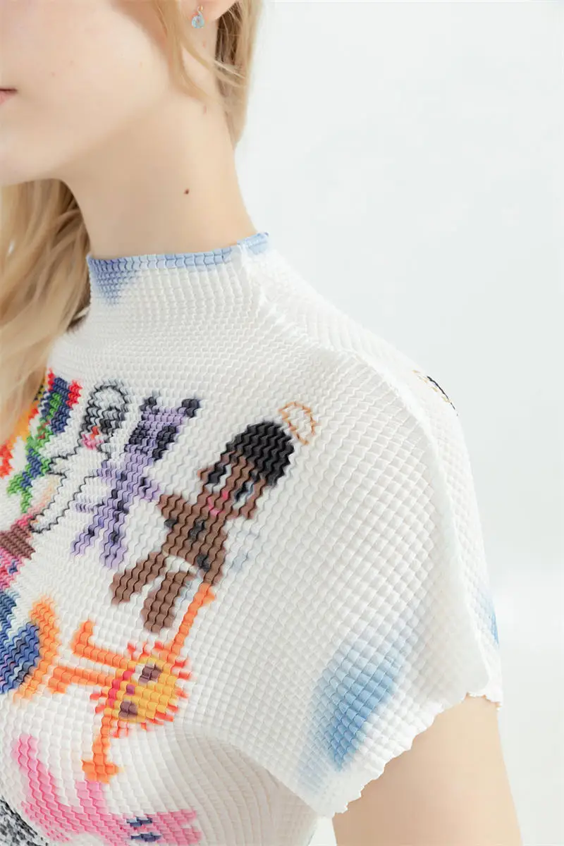 Women's T-shirt Harajuku Korean Y2k Graphic Print Short Sleeve Tee Top Clothes Fashion Vintage Streetwear T-shirts Summer