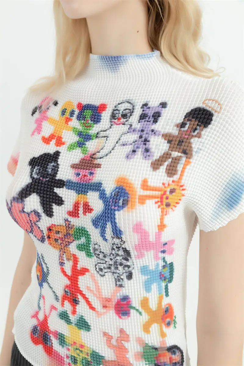 Women's T-shirt Harajuku Korean Y2k Graphic Print Short Sleeve Tee Top Clothes Fashion Vintage Streetwear T-shirts Summer