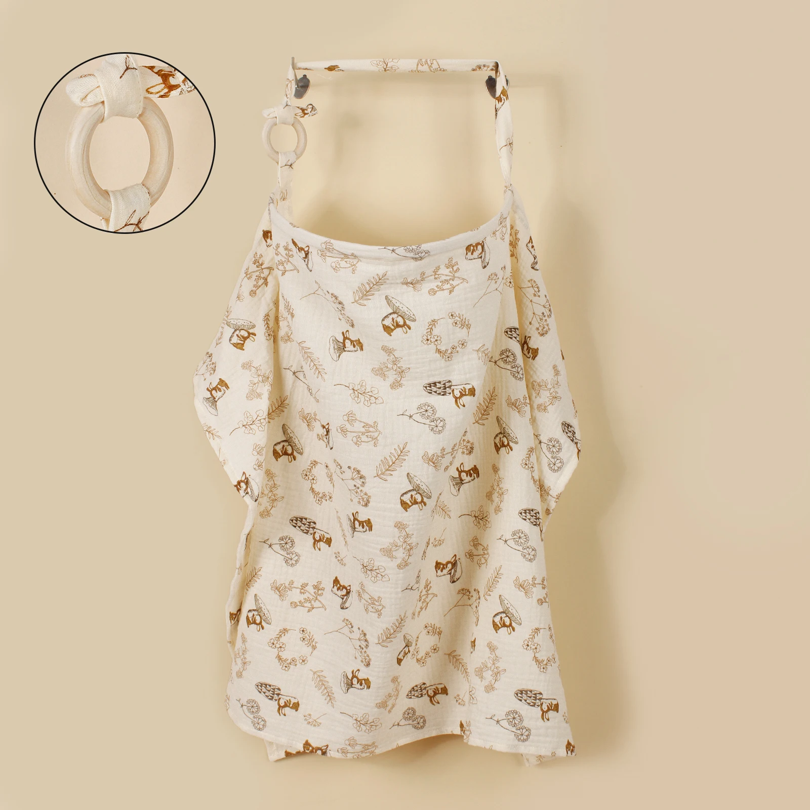 Maternity Print Fashion Breastfeeding Cover Baby Outdoor Stroller Cover Blanket Cotton Nursing Cover For Newborn Mommy Shawl
