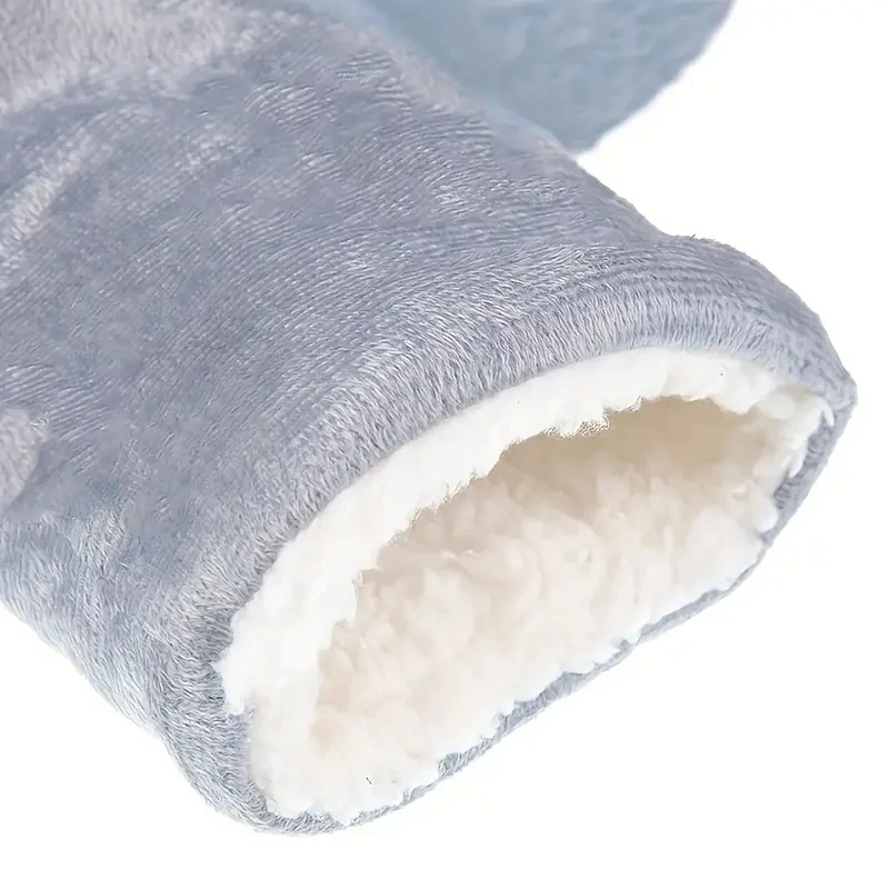 Indoor Floor Socks Plush Cloth Long Tube Socks Knee Pads Warm High Tube Shoes For Women And Man Slippers Winter