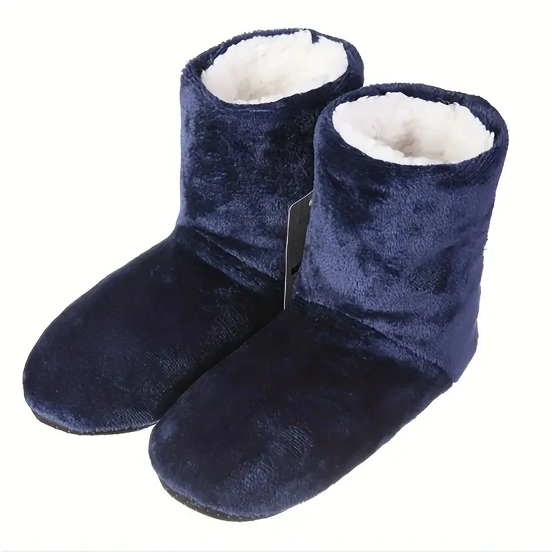 Indoor Floor Socks Plush Cloth Long Tube Socks Knee Pads Warm High Tube Shoes For Women And Man Slippers Winter